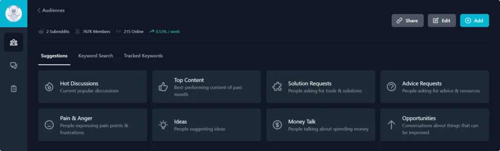 Gummy search tool for Reddit audience research 1 Gummy search tool for Reddit audience research