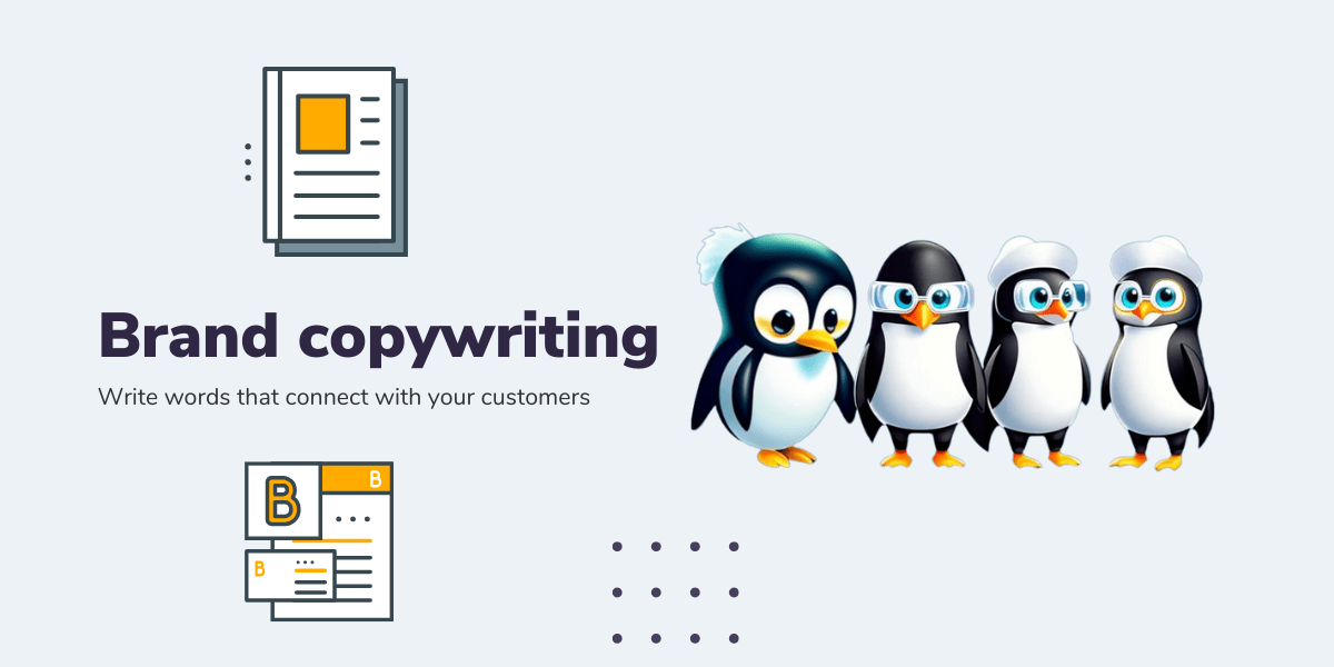 Brand copywriting guide header