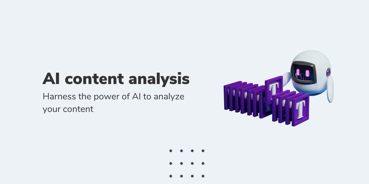 AI content analysis